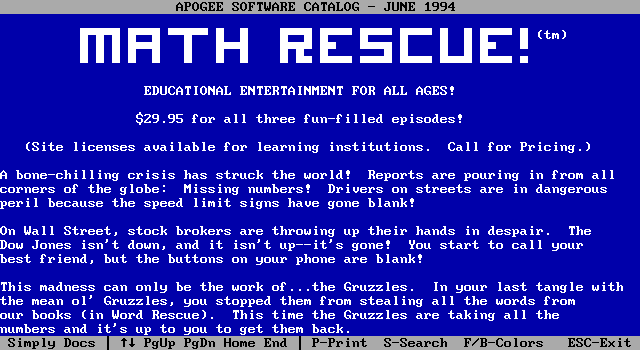 Math Rescue!